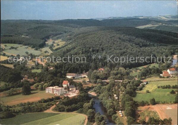 Sobernheim Bad Fliegeraufnahme Felkebad Rehazentrum Ca