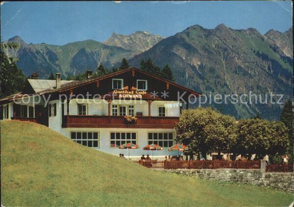 Oberstdorf Gasthof Fremdenheim Schwand Alpenpanora