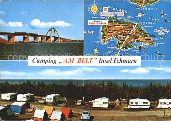Daenschendorf Fehmarn Camping Am Belt Fehmarnsundbrücke Landk