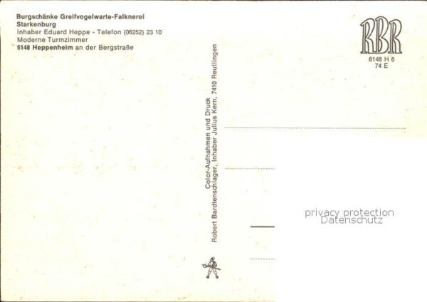 Heppenheim Bergstrasse Burgschänke Greifvogelwarte Falknerei S – Bild 2