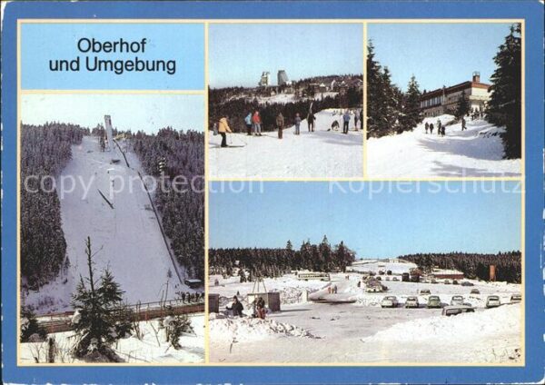 Oberhof Thueringen Schanze am Rennsteig Interhotel Panoram