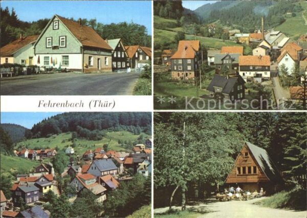 Fehrenbach Thueringer Wald HOG Rasthof Teilansichten Waldbaude Wer