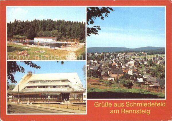 Schmiedefeld Rennsteig Waldbad Crux FDGB Erholungsheim Deutsch
