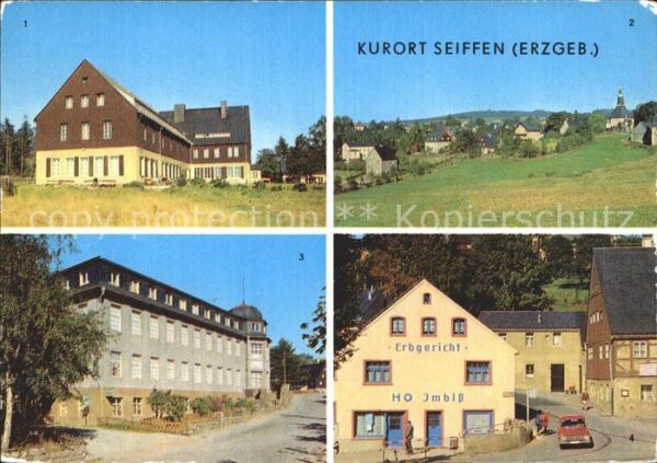 Seiffen Erzgebirge FDGB Erholungsheim Berghof Spielzeugmus