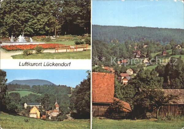 Lueckendorf Kurpark Berg Hochwald Teilansicht