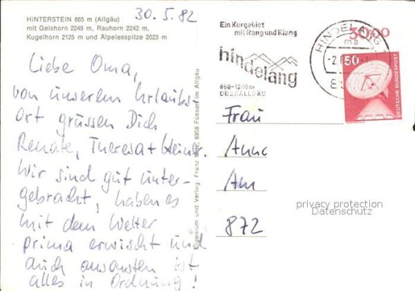 Hinterstein Bad Hindelang Panorama mit Allgäuer Alpen – Bild 2