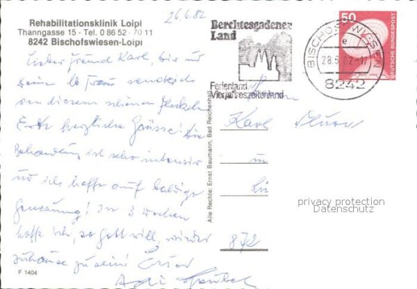 Loipi Bischofswiesen Rehabilitationsklinik Berchtesgadener A – Bild 2