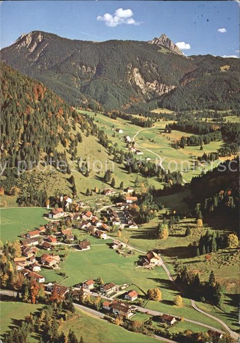 Unterjoch Panorama mit Allgäuer Alpen Fliegeraufn