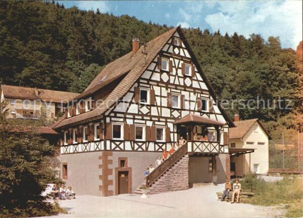 Wildberg Schwarzwald Ferienheim des CVJM Esslingen Fachwerkh