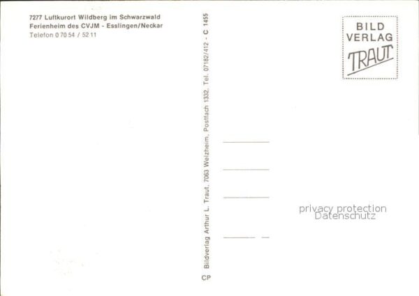 Wildberg Schwarzwald Ferienheim des CVJM Esslingen Fachwerkh – Bild 2