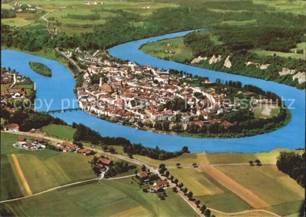 Wasserburg Inn Fliegeraufnahme