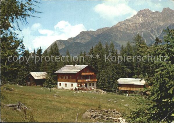 Laengenfeld Oetztal Alpengasthaus Waldruh Würzbergalm