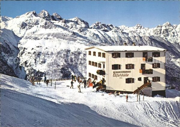 Neustift Stubaital Tirol Bergrestaurant Elferhütte Blick gegen K