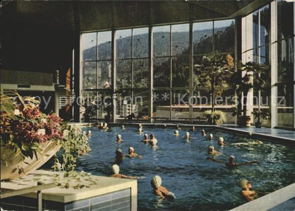 Wildbad Schwarzwald Thermal Bewegungsbad mit Freibad und Li