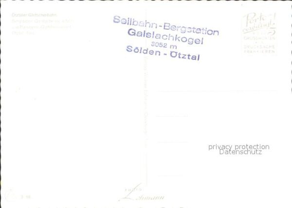 Soelden Oetztal Seilbahn Bergstation Gaislachkogel Gipf – Bild 2