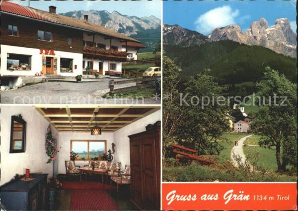 Graen Tirol Fremdenheim Eafeluise Haus Wanderweg Al