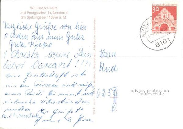 Spitzingsee Willi Merkl Heim Postgasthof St Bernhar – Bild 2