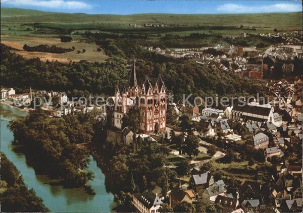 Limburg Lahn Blick zum Dom Fliegeraufnahme