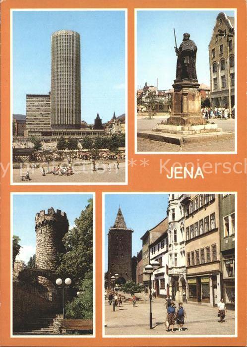 Jena Markt Universitätshochhaus Hanfried Den