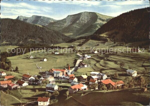 Steibis mit Hochgrat Allgäuer Alpen Fliegeraufn