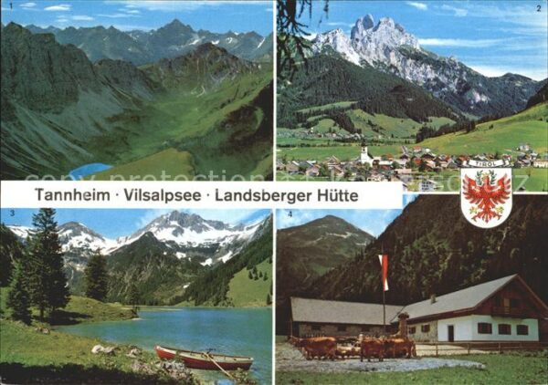 Tannheim Tirol Landsberger Hütte Alpenpanorama Vilsalp