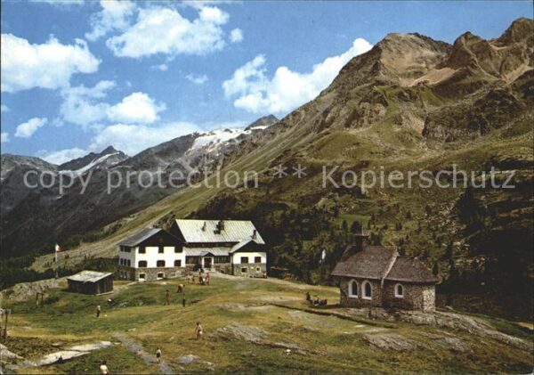 Zufallhuette Martelltal Berghütte Vinschgau Ortler Alpen