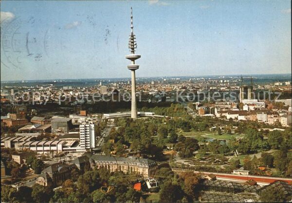 Hamburg Stadtbild mit Fernsehturm