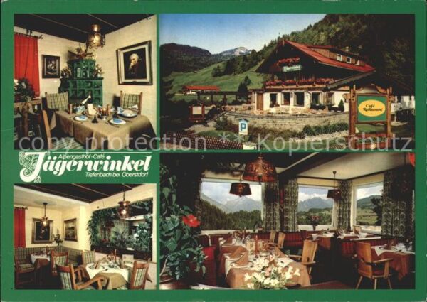 Tiefenbach Oberstdorf Alpengasthof Cafe Jägerwinkel