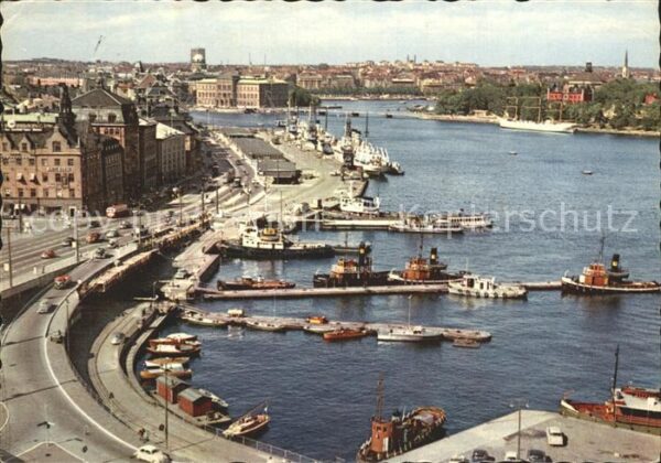 Stockholm Utsikt över Skeppsbron