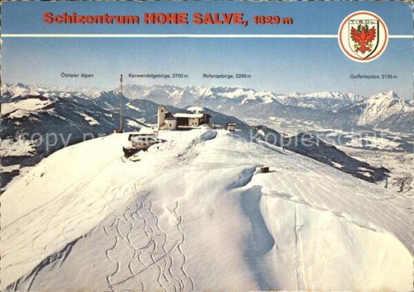 Hohe Salve Schizentrum Gipfelrestaurant Alpenpanor