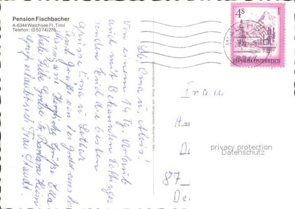 Walchsee Tirol Pension Fischbacher – Bild 2