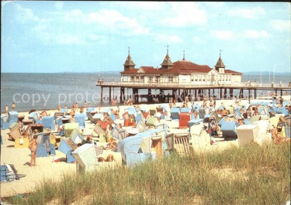 Ahlbeck Ostseebad Seebrücke Strand