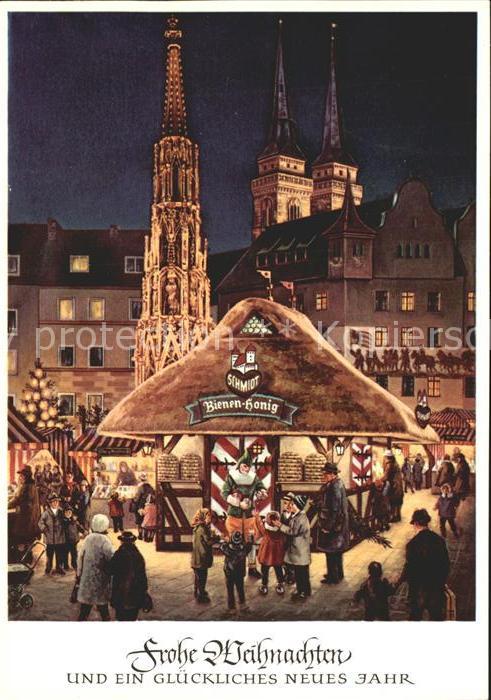 Nuernberg Christkindles Markt St Sebalduskirche S