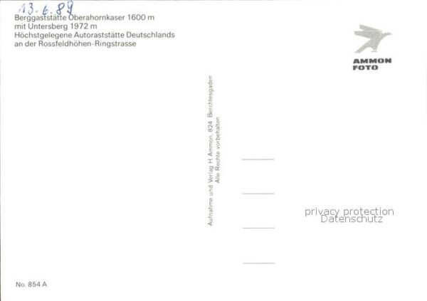 Berchtesgaden Berggaststätte Oberahornkaser mit Unter – Bild 2