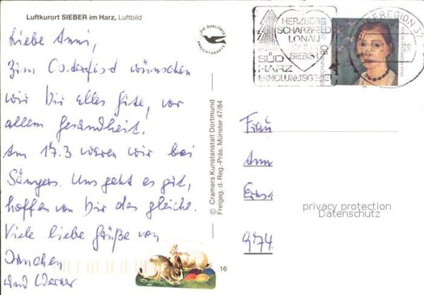 Sieber Luftkurort Fliegeraufnahme – Bild 2