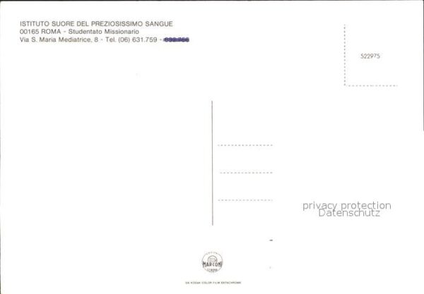 Roma Rom Istituto Suore del Preziosissimo Sangue – Bild 2