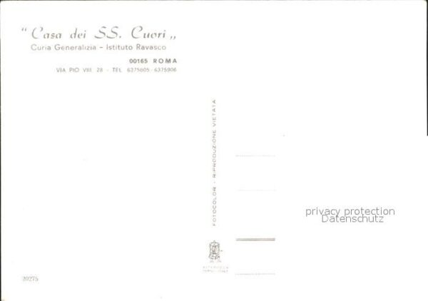 Roma Rom Casa dei SS Cuori Istituto Ravasco – Bild 2