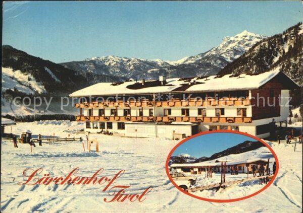 Erpfendorf Gasthof Pension Lärchenhof Wintersportp