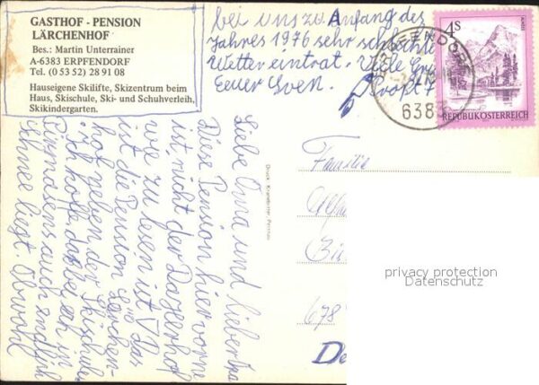 Erpfendorf Gasthof Pension Lärchenhof Wintersportp – Bild 2