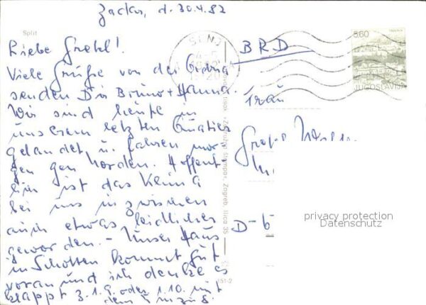 Split Spalato Hafen Fliegeraufnahme – Bild 2