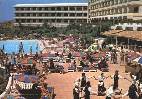Playa de los Pocillos Hotel San Antonio Swimming Pool Tanz Tr