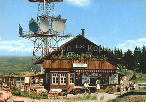 Bregenz Vorarlberg Gasthaus Pfänderspitze Fernsehturm