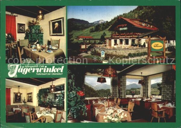 Tiefenbach Oberstdorf Alpengasthof Cafe Jägerwinkel