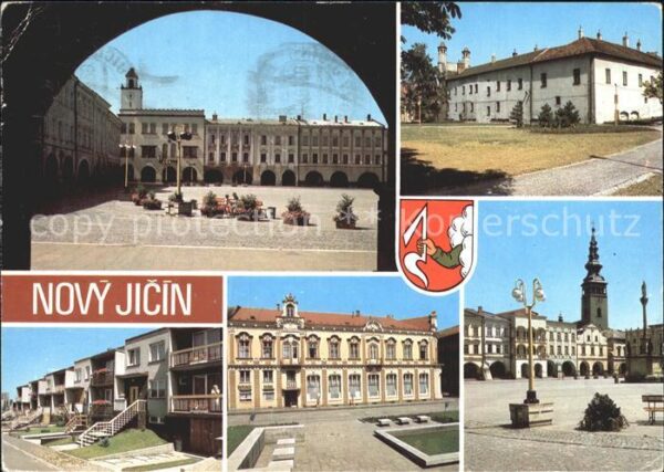 Novy Jicin Neutitschein Namesti Zanmek Nova vystavba Hotel Prah
