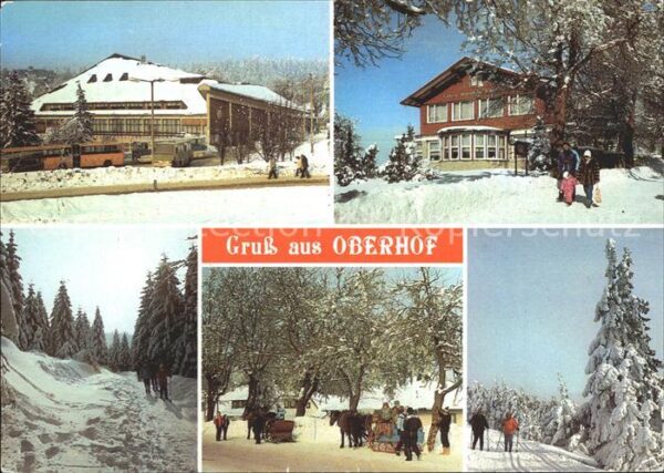 Oberhof Thueringen Gaststätte Oberer Hof Cafe Luisensitz R