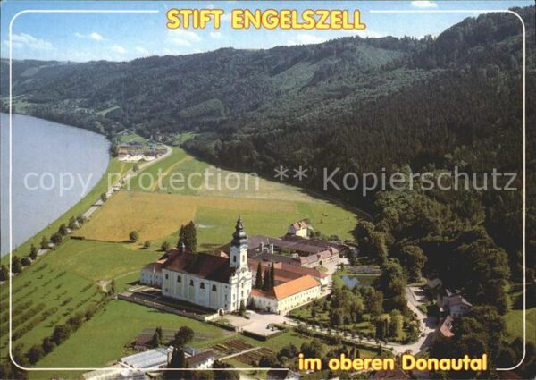 Engelhartszell Donau Oberoesterreich Stift Abtei Engelszell Donautal Flieger