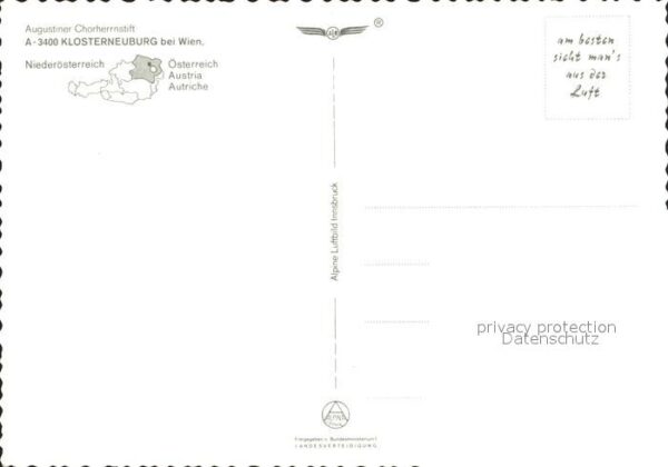 Klosterneuburg Augustiner Chorherrenstift Wappen Flieg – Bild 2