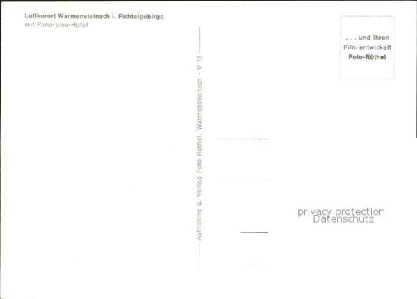 Warmensteinach Gesamtansicht mit Panorama Hotel Luftku – Bild 2