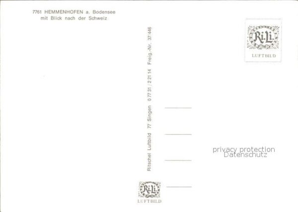Hemmenhofen Bodensee mit Blick nach der Schweiz Fli – Bild 2