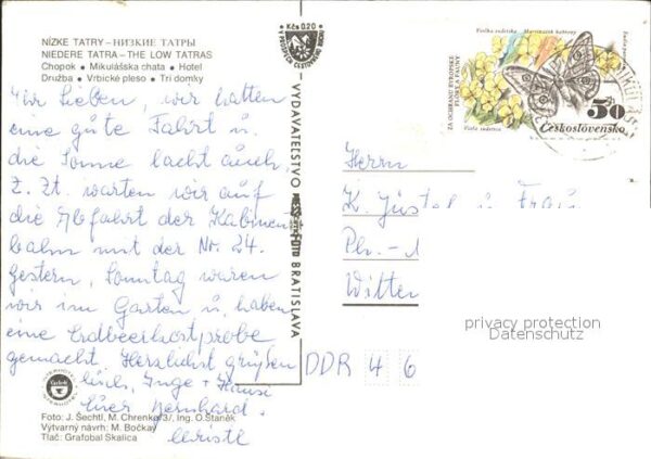 Nizke Tatry Niedere Tatra Berghotel See Gebirgspano – Bild 2